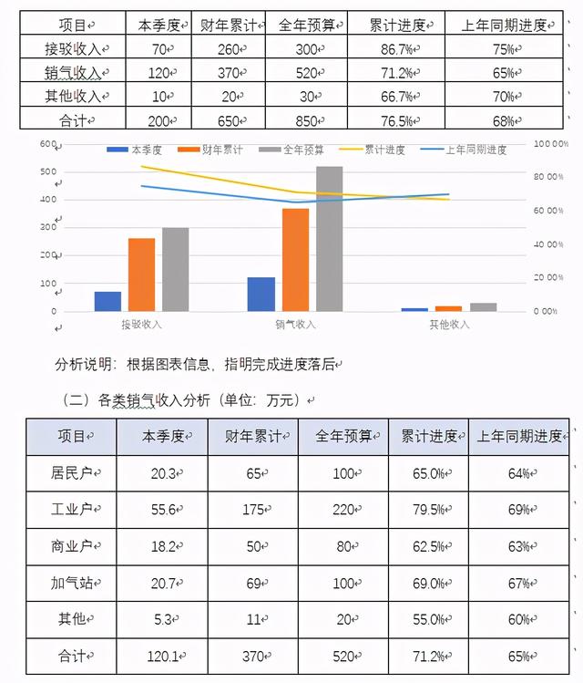 集團公司財務分析報告模版樣例