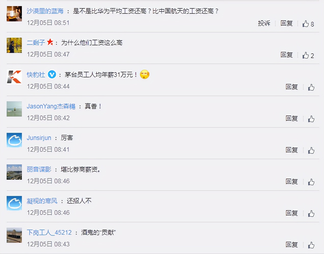 貴州茅臺員工人均年薪31萬！高管薪酬最低13.9萬 最高95.3萬